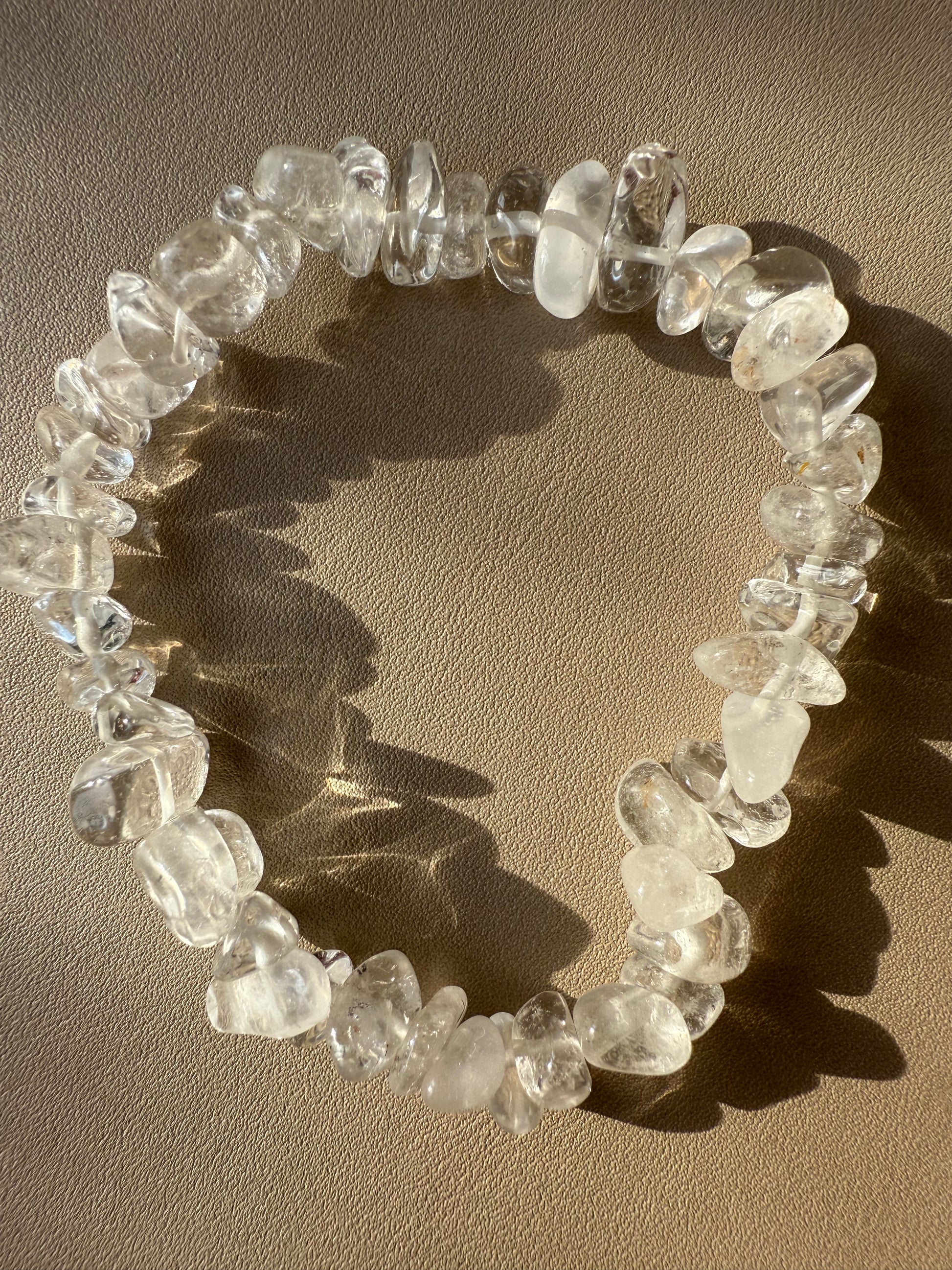 Bergkristall Splitterarmband