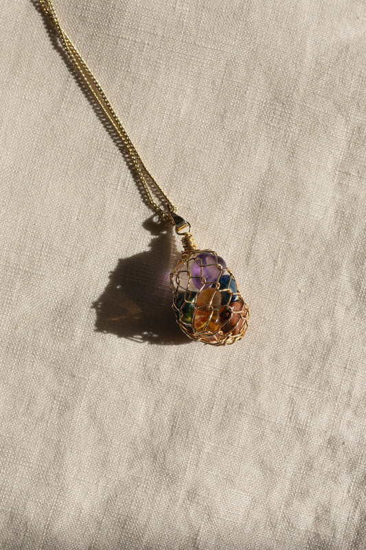 Chakra Edelstein Kette