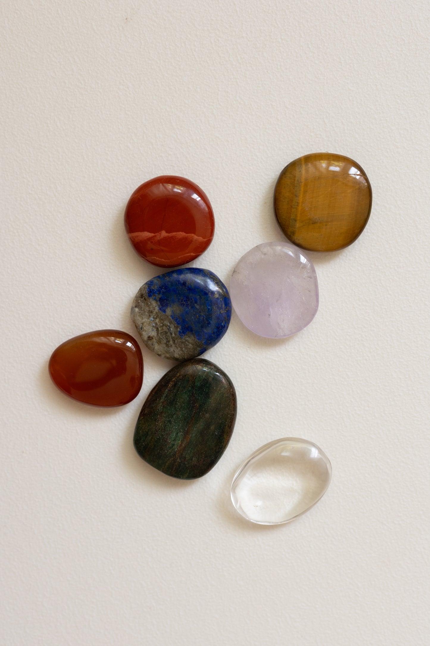 Chakra Edelsteine Scheibensteine Set