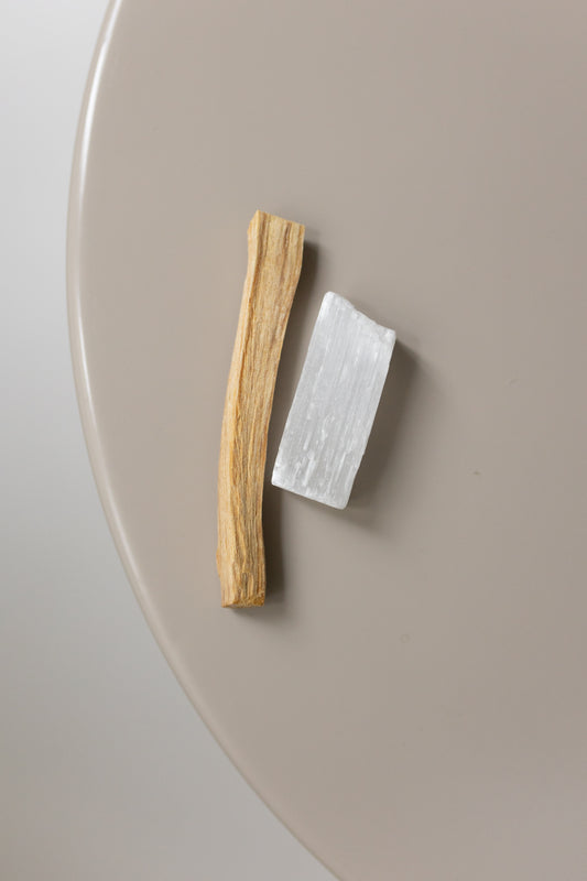 Cleanse Set, Palo Santo, Selenit