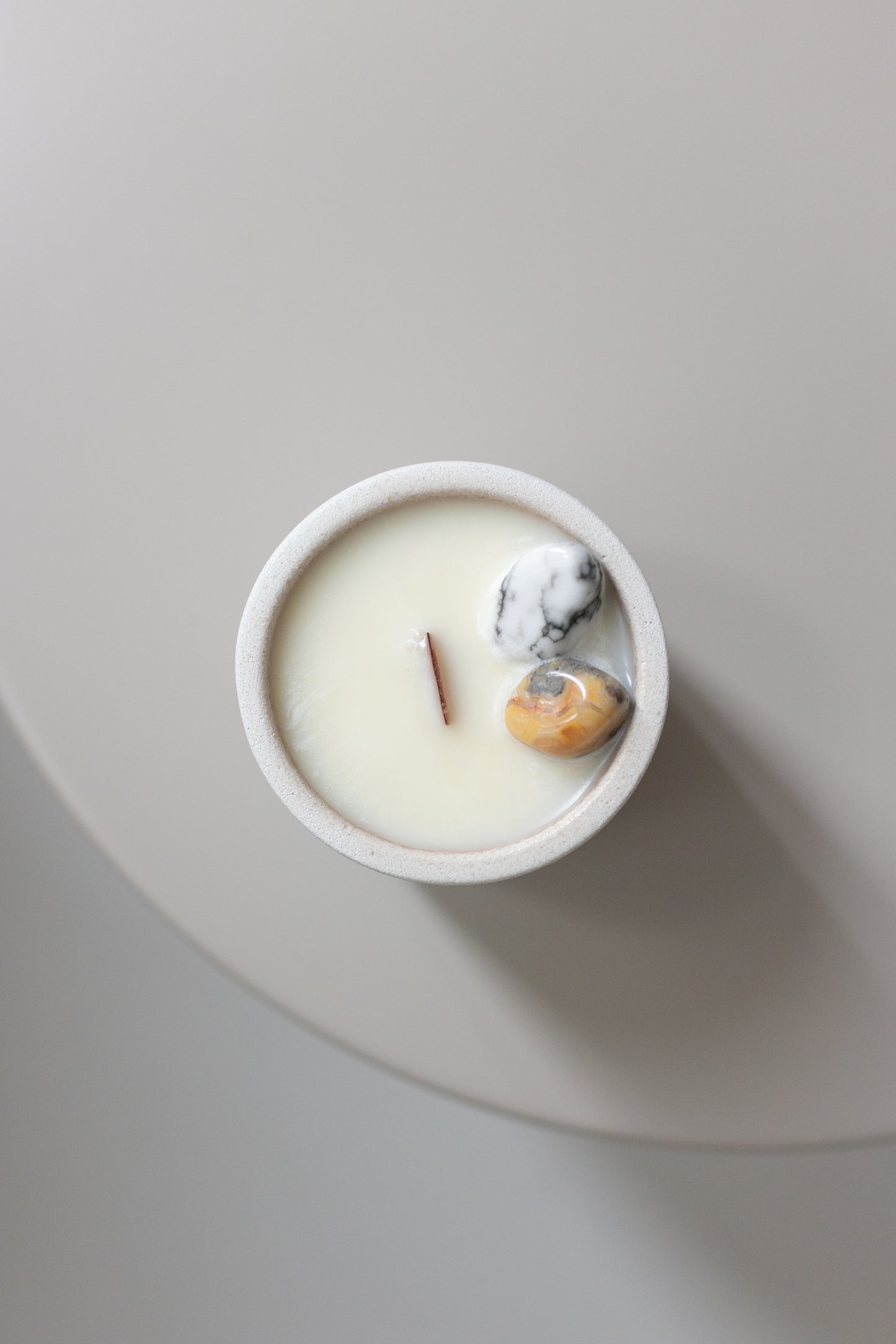 Crystal Candle Palo Santo