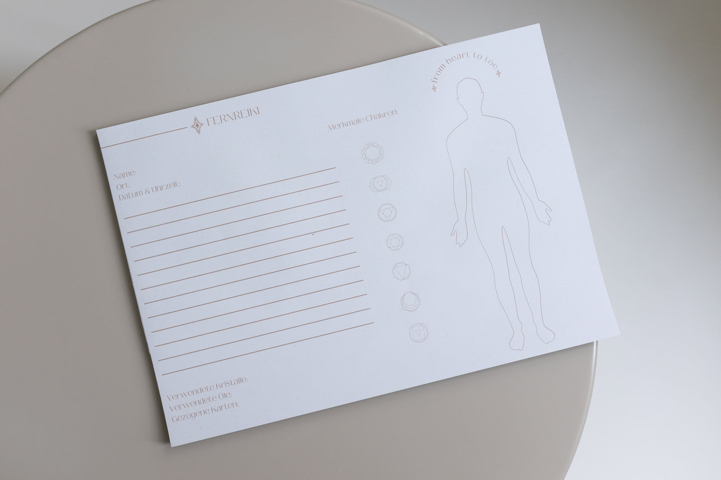 Fernreiki Notizblock