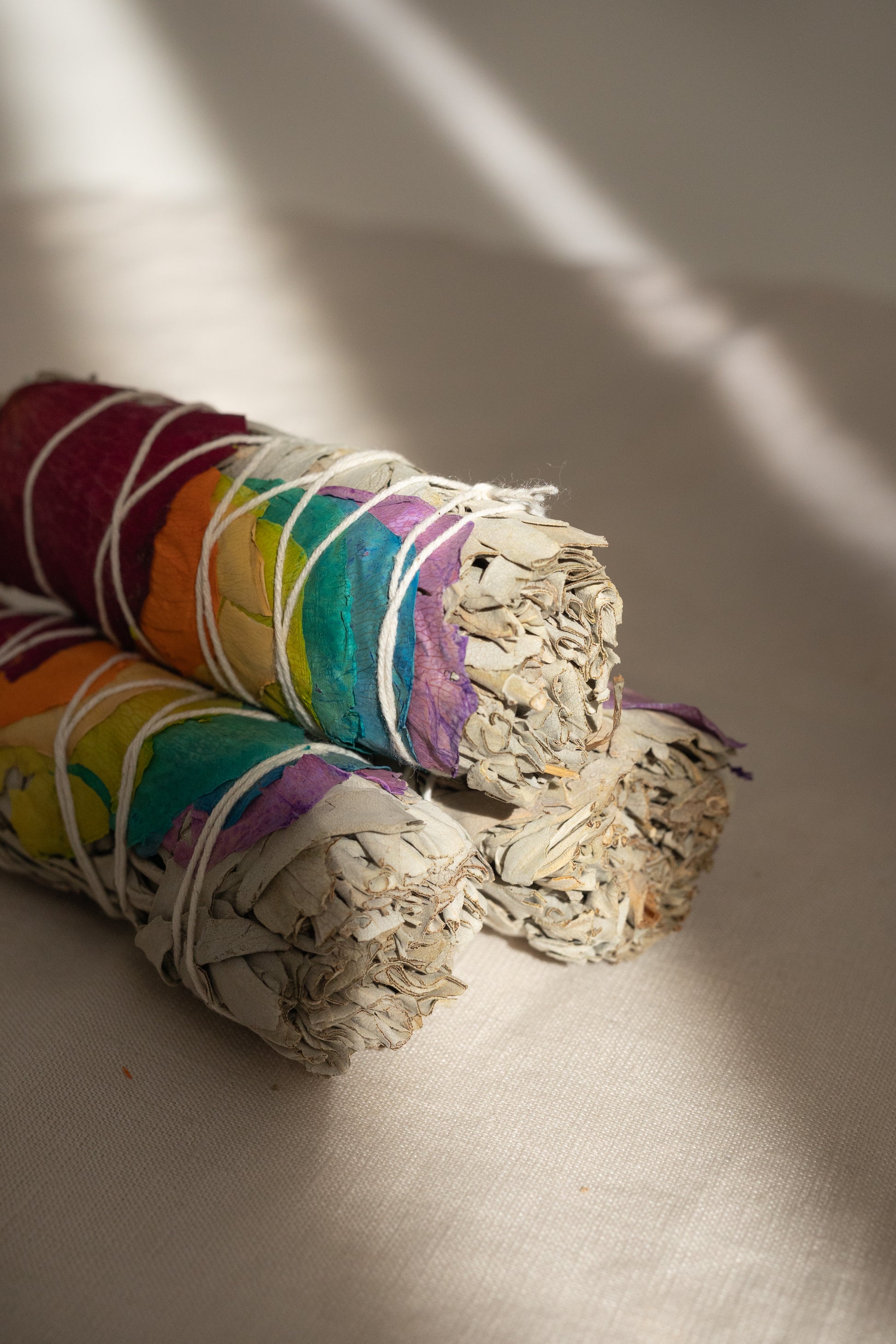 Rainbow Sage Smudge Stick