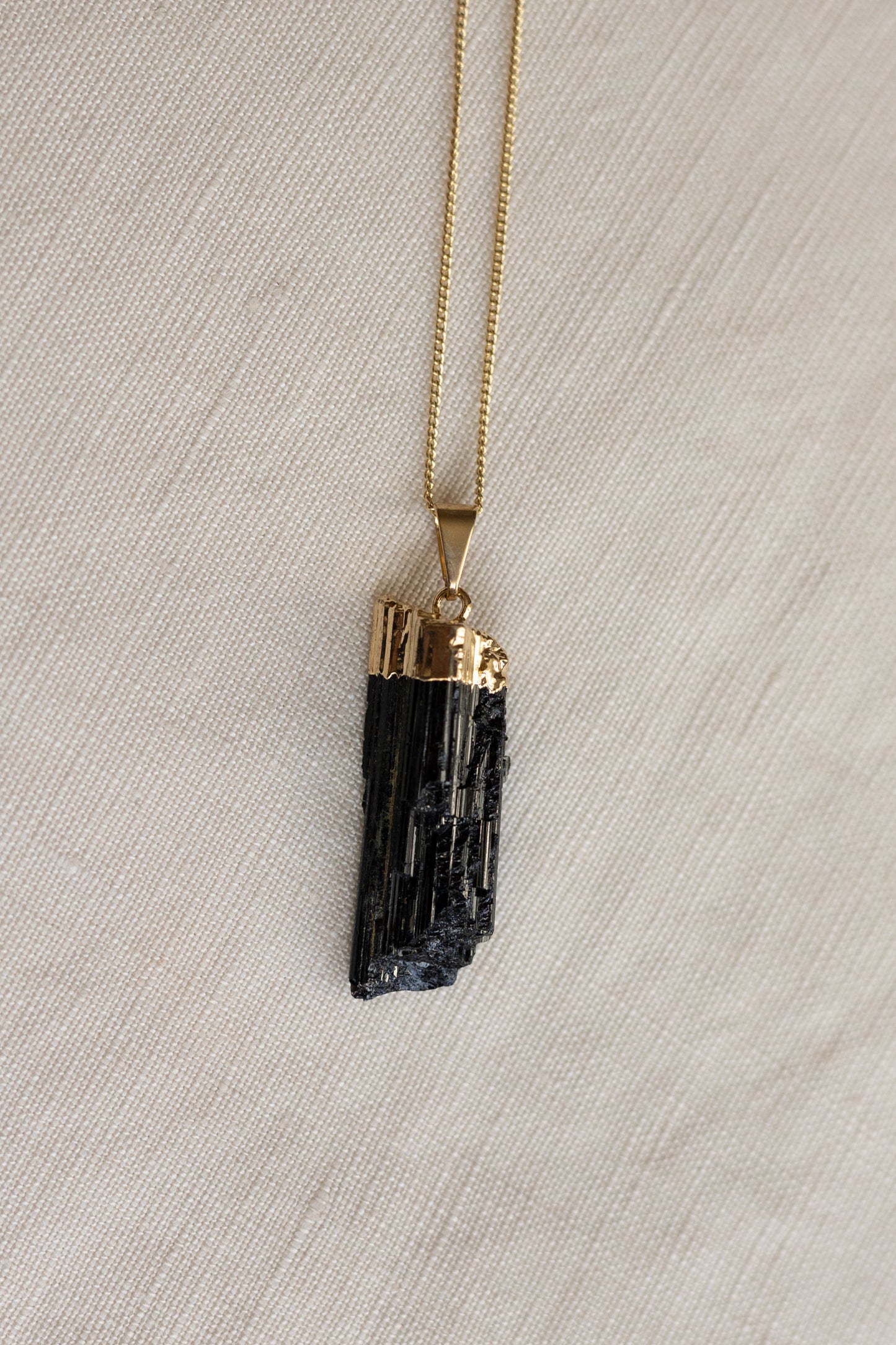Turmalin Edelstein Kette
