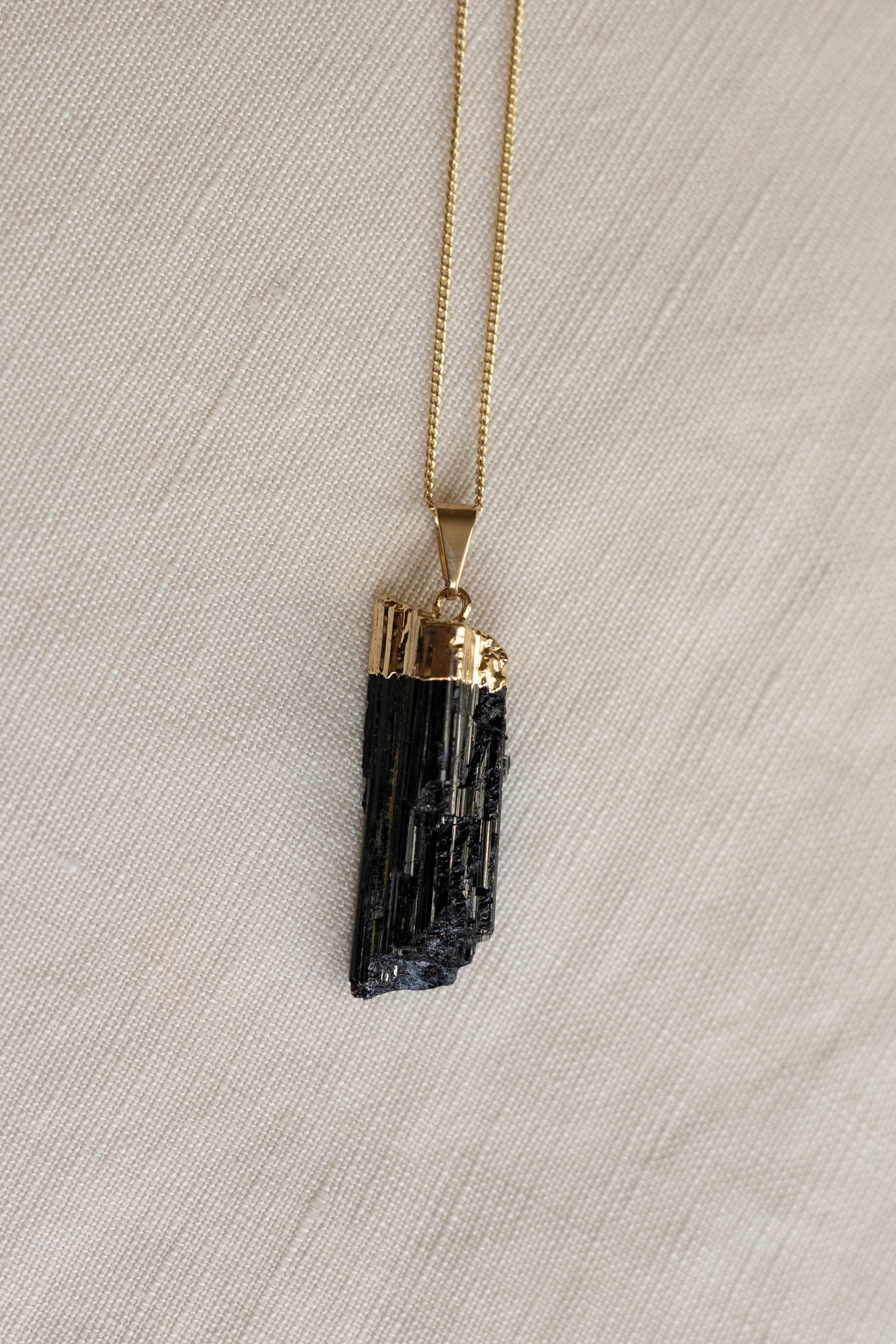 Turmalin Edelstein Kette