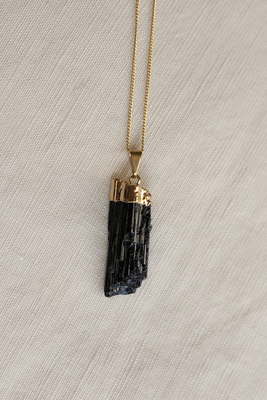 Turmalin Edelstein Kette