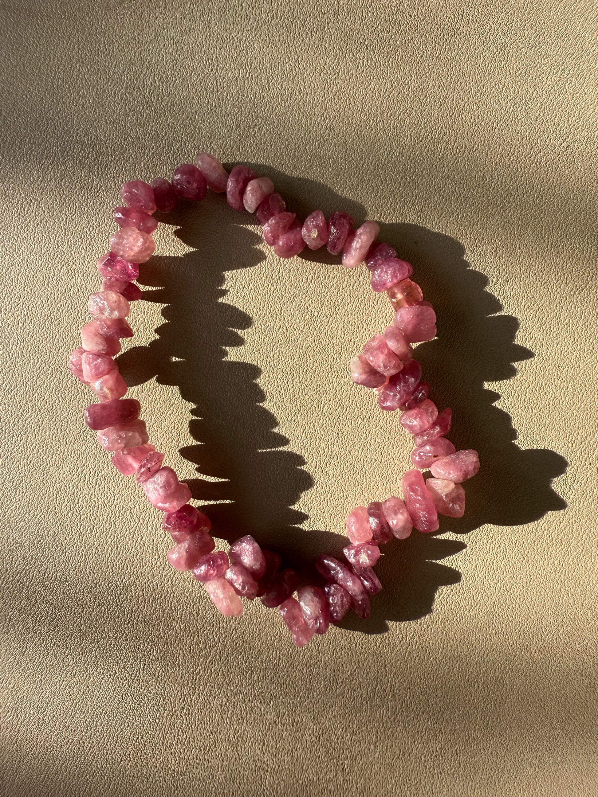 Turmalin pink rot Armband